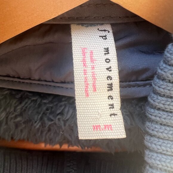 FP Movement | Gear Up Sherpa Fleece Jacket in Blue | M - Picture 12 of 16